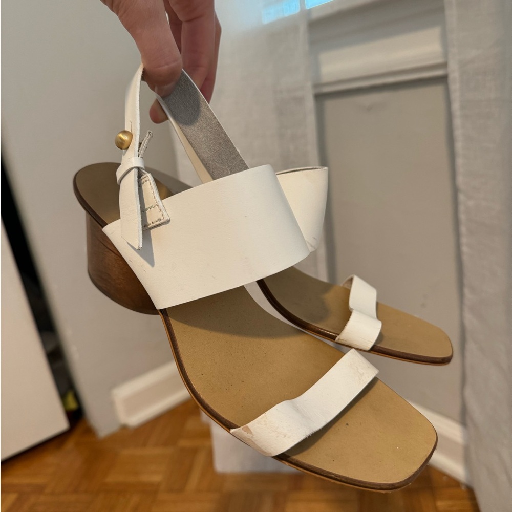 Rag & Bone White Heels, Size 9